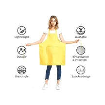 Adet Düz Önlük Toplu - 2 P'li Siyah Karışık Renkli Ticari Önlük Diğer