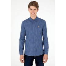 U.s. Polo Assn. Erkek Gömlek 50292418-vr212 Mavi