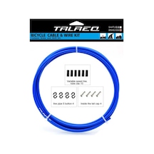 Trlreq Fren Tel Kablo Seti Mtb Road 5mm - 2 Metre Kablo / 2 X Mtb-road Tel / 6 X Kapsül / 4 X Kanca / 4 X Tel Ucu Mavi