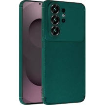 Newface Samsung Galaxy S26 Ultra Auto Focus Karbon Kapak - Koyu Yeşil