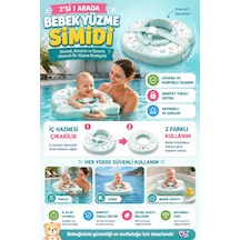 Bebek Simidi Sökülebilir Oturaklı & Fonksiyonel Dinozor Temalı 2 İn1 Büyüyen-deniz Simidi Ld003