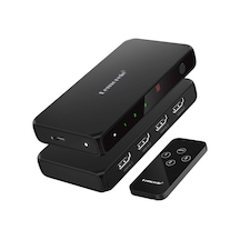 G99, 3 Portlu Hdmı Switch 4k Görüntü Çoklayıcı Aktarıcı - 3 İn 1 Uzaktan Kumandalı 3 Giriş 1 Çıkış
