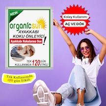 Organicsun Ayakkabı Koku Önleyici Giderici Toz 120 Gün Etkili