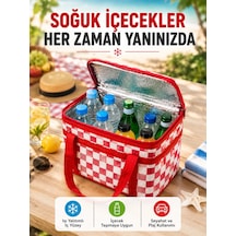 Zenvia Alüminyum Folyo İç Yüzeyli Termos Çanta Kamp Plaj Market Ve Piknik Çantası Znv2026 Çok Renkli
