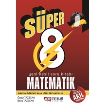 Nitelik Yayınları 8. Sınıf Yeni Nesil Süper Matematik Soru Kitabı