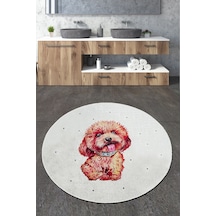 Terrier Çap Banyo Halısı Djt 160x160 cm