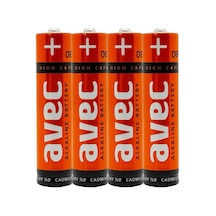 Avec Lr03 Alkalin İnce Pil 4lü Bls.
