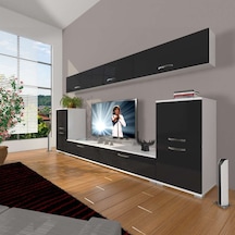 Decoraktiv Eko 9 Slm Std Tv Ünitesi Tv Sehpası Beyaz - Siyah Decoraktiv Eko 9 Slm Std Tv Ünitesi Tv Sehpası Beyaz - Siyah