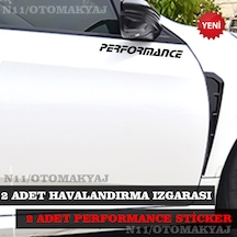 Volkswagen Lt Çamurluk Havalandırma Izgarası Performans Sticker Siyah