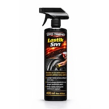Oto Trend Lastik Sıvı 400 Ml Lastik Parlatıcı Ve Koruyucu Sprey, Uzun Süreli Siyah Parlaklık 0