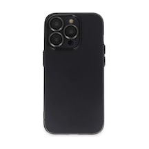 Newface Apple İphone 13 Pro Max Kılıf Luko Lens Silikon - Siyah