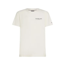 Tommy Hilfiger Hılfıger Herald Back, Z00 Krem Erkek T-shirt & Polo