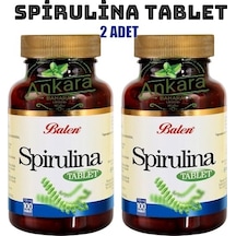 2 Adet Spirulina Tablet - Balen - 200 Adet - Yosun Hapı