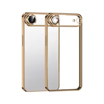 Apple iPhone Uyumlu - 17 Air Razer Lensli Silikon - Çöl Titanyum