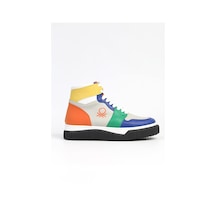United Colors Of Benetton Benetton Bn-31200 - Gri Saks Mavi-kadın Spor Ayakkabı 001