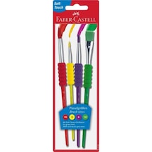 Fırça Seti 4'lü Paket 2-6-10-12 Numara Faber Castell Fırça Seti 4