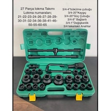 Melzohome 27 Parça Siyah Ağır Lokma Takımı