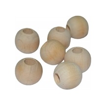 16 Mm Ahşap Boncuk 50 Adet