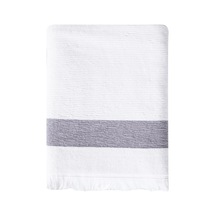 Borla Beyaz Banyo Havlusu 90x150 Çok Renkli