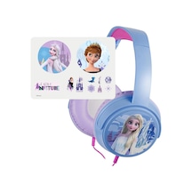 Kablolu Kulaklık Frozen Karlar Ülkesi Anna Elsa Çocuk Kulaklığı Lisanslı Dy-6513-fr2 11 Adet Sticker İle Birlikte