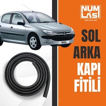Peugeot 206 Sol Arka Kapı Fitili-a Kalite-numlas-nm3707