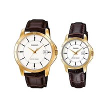 Casio Mtp-ltp-v004gl-7audf Çift Kol Saati Kadın-erkek Metalik