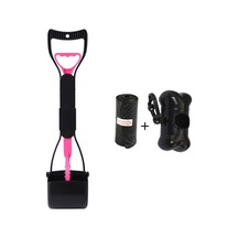 Tenfowee "katlanır Köpek Dışkı Toplama Seti - Uzun Saplı, Poşetli Ve Saklama Kutusu Dahil" Pembe