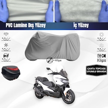 Voge Sr4 Maksi 350 Motosiklet Brandası Arka Çanta Topcase Uyumlu Motor Brandası