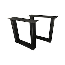 İlgitrafik Sehpa Ayağı Kütük Orta Sehpa Bench Metal Ayak Mobilya 40X30 Cm