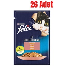 Purina Felix Somonlu Pouch Yetişkin Kedi Maması 26 x 85 G