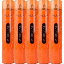 Morfose Saç Spreyi 400ML Ultra Sert (Turuncu) (5 Li Set)