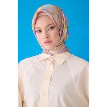 Belli İpek Eşarp - 4107-03 Vizon Yeşil Twill