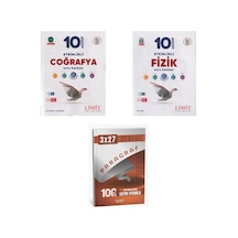 2027 Limit 10. Sınıf Etkinlikli Coğrafya + Fizik Soru + Anla Kazan Paragraf Deneme 3'lü Set