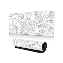 Cbtx 300 X 600 X 3mm Soyut Sıvı Desenli Büyük Fare Mat Kaymaz Kauçuk Mouse Pad - Stil C Stil C