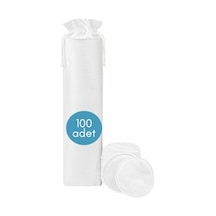 100 Adet Yuvarlak Makyaj Temizleme Pamuğu -%100 Saf Premium Kalite Disk Pamuk, Fondöten Ve Makyaj Çıkarma Pedi, Tüy Bırakmaz, Yumuşak Ve Taşınabilir M, Adet, 100