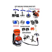 Stilmax Stl202t Arazi Seti 20hpx Sırt Tipi Tırpan + Çift Çapa Seti