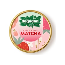 Doğadan Çilek Aromalı Matcha Yeşil Çay Tozu 25 G