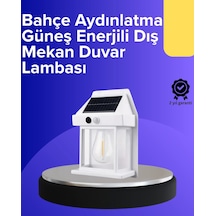 Hubrendy Tekno Güneş Enerjili Hareket Sensörlü Duvar Lambası