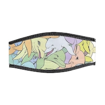 BestDivers Maske Arkalığı 10 Dolphin Neopren Velkrolu Siyah