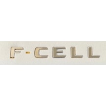 Mercedes Uyumlu Yazı F-cell Krom