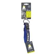 M-pets Hiking Reflektörlü Soft Boyun Tasması Mavi S Çok Renkli