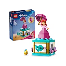 ǀ Disney Princess Dönen Ariel 43259-5 Yaş Ve Üzeri Prenses Seven Çocuklar İçin Mini Bebek Figürü İçeren Yaratıcı Oyuncak Yapım Seti, Doğum Günü Hediyesi 93 Parça