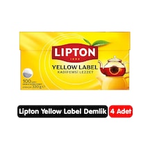 Lipton Yellow Label Demlik Poşet Çay 100 Adet 4 Paket