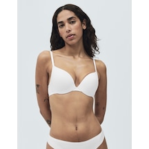 Marks & Spencer Body Invisibles Push-Up Sütyen T33006711 Beyaz