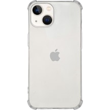 Apple Uyumlu iPhone  13 Kapak Şeffaf Airbag Köşe Korumalı Antishock Silikon Kılıf