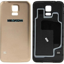 Samsung Galaxy Uyumlu S5 Sm-g900 Arka Kapak Gold Belirtilen