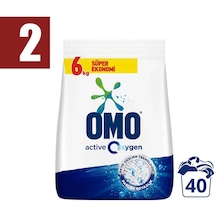 Omo Active Oxygen Etkili Beyazlar için Leke Çıkarıcı Toz Çamaşır Deterjanı 2 x 6 KG
