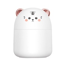 Agoodshop 250ml Mini Sevimli Pet Hava Temizleme Nemlendirici Ev Beyaz Için Atmosfer Işığı İle Hava Neml