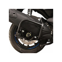 Yamaha Nmax 125 / 155 2021-2024 Uyumlu Egzoz Koruma Demiri Siyah