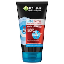 Garnier Skin Naturals Saf & Temiz Kömürlü 3'ü 1 Arada Temizleme Jeli 150 ML